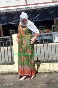 GAMIS MUSLIMAH  NU HIJAU BOTOL GAMIS PANGAOSAN GAMIS BATIK MUSLIMAH GAMIS MUSLIMAH NU SERAGAM NU