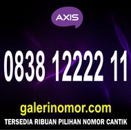 Nomor Cantik Axis 11 Digit Axiata Prabayar Support 4.5G Jaringan XL Nomer Kartu Perdana 0838 12222 11