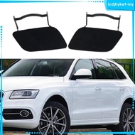 [LzdjhykecbMY] Front Bumper Headlight Washer Nozzle Cover Caps 8R0955275 8R0955276 Directly Replace 