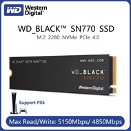 Top Western Digital WD SN770 500GB 1TB 2TB SSD NVMe M.2 2280 PCIe4.0 X4 Gen4 Drive Internal Solid St