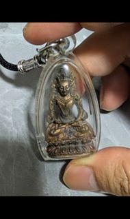 泰国龍婆卡賢2537 藏傳藥師佛吊墜，九寶銅 龍婆格閃 龍婆卡賢