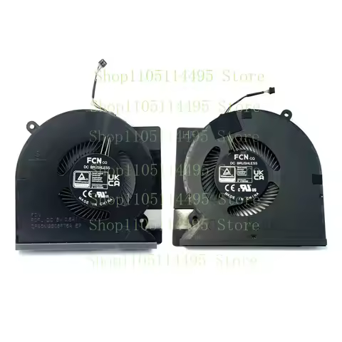 GPU and CPU Cooling Fan Set For Razer Blade 14 RZ09-0482 5V Replacement Fans
