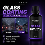 CARVIX | Glass Coating Windscreen Coating Anti Rain Repellent Car Window Coating Cermin Kereta 玻璃镀膜