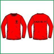 ➪ ⭕ ❏ Move It Long Sleeve Drifit uniform shirt