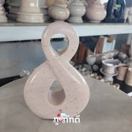 Number 8 Marble Gourd Shape Made From Real 8