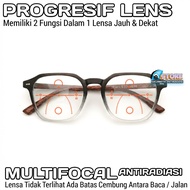 Men's Anti-Radiation Progressive GlassesWanita/ Far and Near Glasses Reading and Walking Glasses Ant