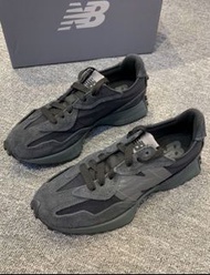 New Balance 327 牛皮織物 跑步鞋 黑色