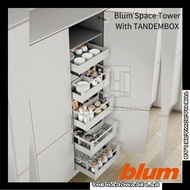 {The Hardware Lab}Blum Space Tower With TANDEMBOX Full Set I4+I5 (Total 4 Drawer & 155 Degree Hinge 