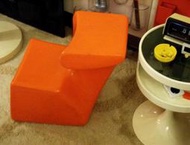 ●德國70年代名椅●SPACE AGE Luigi Colani 橘色塑料兒童椅