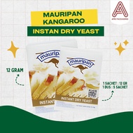 Mauripan Dry Yeast Import 12gr | Active Instant Yeast for Donut Bread