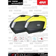 GIVI V35NTFL PACK2 MONOKEY SIDE BOX 35L WITH YELLOW PAINTED INSERT AND SMOKED REFLECTOR OFFER PROMOS