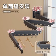 可折疊式浴簾架隱形浴室隔間桿打孔 免打孔兩用房間隔間簾