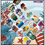 World travel sticker pack series 3 / premium suitcase sticker / country sticker / luggage sticker / 