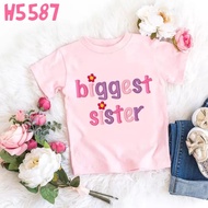 Baby Girls Pink Girls Cute Tops Sisters Group Tee Tshirt Matching MonikGrshopSisters outfit