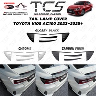 TCS NEW TOYOTA VIOS AC100 2023-2025 CAR TAIL LAMP COVER GARNISH ACCESSORIES