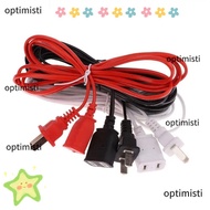 OPTIMISTI Power Extension Cord, Copper Two-pin AC Power Cord, 2/3/5m PVC Wire