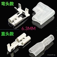 Air Conditioner Capacitor Through-Circuit Cable6.3MM Straight Head/Elbow Water Heater Temperature Co