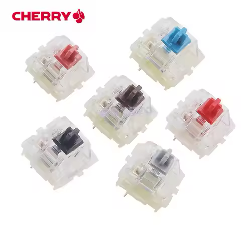 110Pcs Original Cherry MX Mechanical Keyboard Switches Silver Red Black Blue Brown Linear Tactile Ch