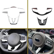 For Kia Cerato Forte K3 2019 2020 Automotive steering wheel decorative cover electroplated patch Car