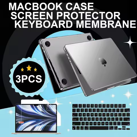 Hard Shell Laptop Cover For MacBook Air 15/13.6 inch Case M5M4M3M2 Match Official Color Ultra Thin M