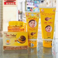 Combo cream to help fade melasma - acne - whiten skin + anti-acne cleanser + One Today exfoliator (1