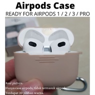 Case Airpods / Casing Airpods / Airpods Case - Silk Macarone - Warna