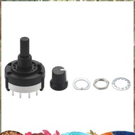 3P4T 3 Pole 4 Position Single  Band  Rotary Switch w Knob