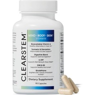 CLEARSTEM - MINDBODYSKIN Hormonal Acne Supplement (-HTP) - Natural DIM Supplement - Skin Care Vitami