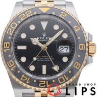 二手勞力士 GMT-Master II Jubilee 腕錶 126713GRNR，18K 黃金/不銹鋼，黑色，拋光，狀況極佳，帶錶盒和保固卡。