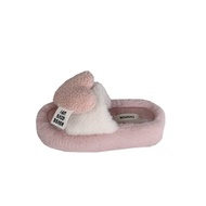 Winter Thick-soled Furry Slippers For Women To Wear Outside, Fashionable Plush Slippers For Women To