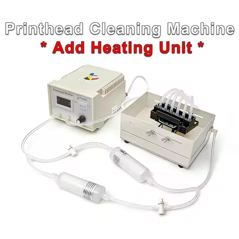 DTF DTG UV Printhead Washer Cleaner Machine Heating Clean Kit For Epson XP600 i3200 i1600 L1800 L805
