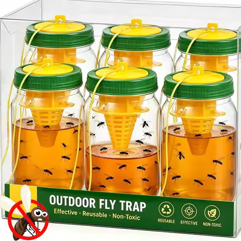 Reusable Hanging Fly Wasp Insect Traps Outdoor Garden Orchard Asian Hornet Catcher Drosophila Attrac