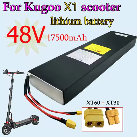 48V 17500mAh Lithium Battery pack 13S5P For Kugoo X1/X1 Plus Electric Scooter Battery 17.5Ah 840Wh w