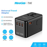 MeeGoo GaN Universal Travel Power Socket Fast Charging 35W 45W 67W 140W, Current Conversion Plug