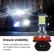 Automotive LED Fog Light H11 H8 Dual Color 24LED for Enhanced Safety White Yellow