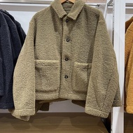 Genuine UNIQLO Japanese Single 2023 Autumn And Winter Windproof Polar Fleece Lamb Fleece Long Sleeve