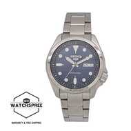 [Watchspree] Seiko 5 Sports Automatic Silver Stainless Steel Band Watch SRPE53K1