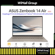 2025 ASUS Zenbook 14 Air/ASUS Zenbook A14 Snapdragon X X1 26 100/14 inch 2.8K 120Hz OLED 960g AI lap