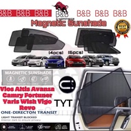Magnetic Sunshade Veloz Cross Vios Altis Unser Avanza Fortuner Yaris Hilux Revo Vigo Harrier Wish In