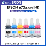 For EPSON 673 dye ink Epson L805 L850 L1800 L810 Ink Tank Printer cartridge 6-color