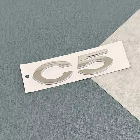 For Picasso C4 C5 C2 Tailgate Words Emblem Badge Sticker Rear Trunk 3D Letter Logo C4L Emblem Car Re