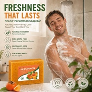 Persimmon Deodorant Soap Designed For Elderly Daily Cleansing Face And Body Wash O1b0