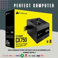 Psu CORSAIR CX750 750 Watt 80 PLUS Bronze ATX PowerSupply