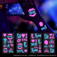 AT&amp;💘Concert Face Stickers Tattoo Support Angela Chang Xinzhe Zhang Jie Luminous Waterproof Xue Zhiqian Xu Wei Jay Chou C