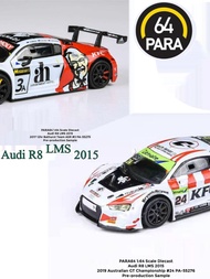 Para64 Alloy Car 1 64 Audi R8 Audi LMS Cup Racing Car Model Toy Car Decoration