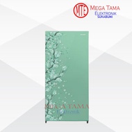 Kulkas 1 pintu Sharp SJN 192 D Motif Bunga Sakura