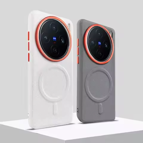 For Vivo X200 Ultra Magnetic Leather Phone Case for Vivo X300 Pro X200Pro Mini X100s Metal Large Hol