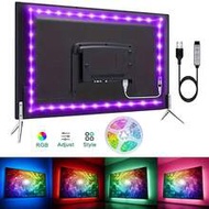 USB Powered RGB TV Backlight Strip, Color Changing Ambient Light, Suitable For TV, Computer Monitor,