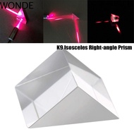 WONDE Optical Prism Glass Triangular Universal Right Angle Home Decor