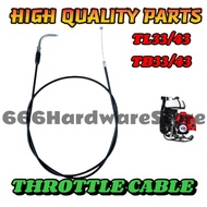 MESIN RUMPUT CABLE MINYAK BRUSH CUTTER THROTTLE CABLE FOR TL33/TL43 TB43/TB43 BG430 BG330